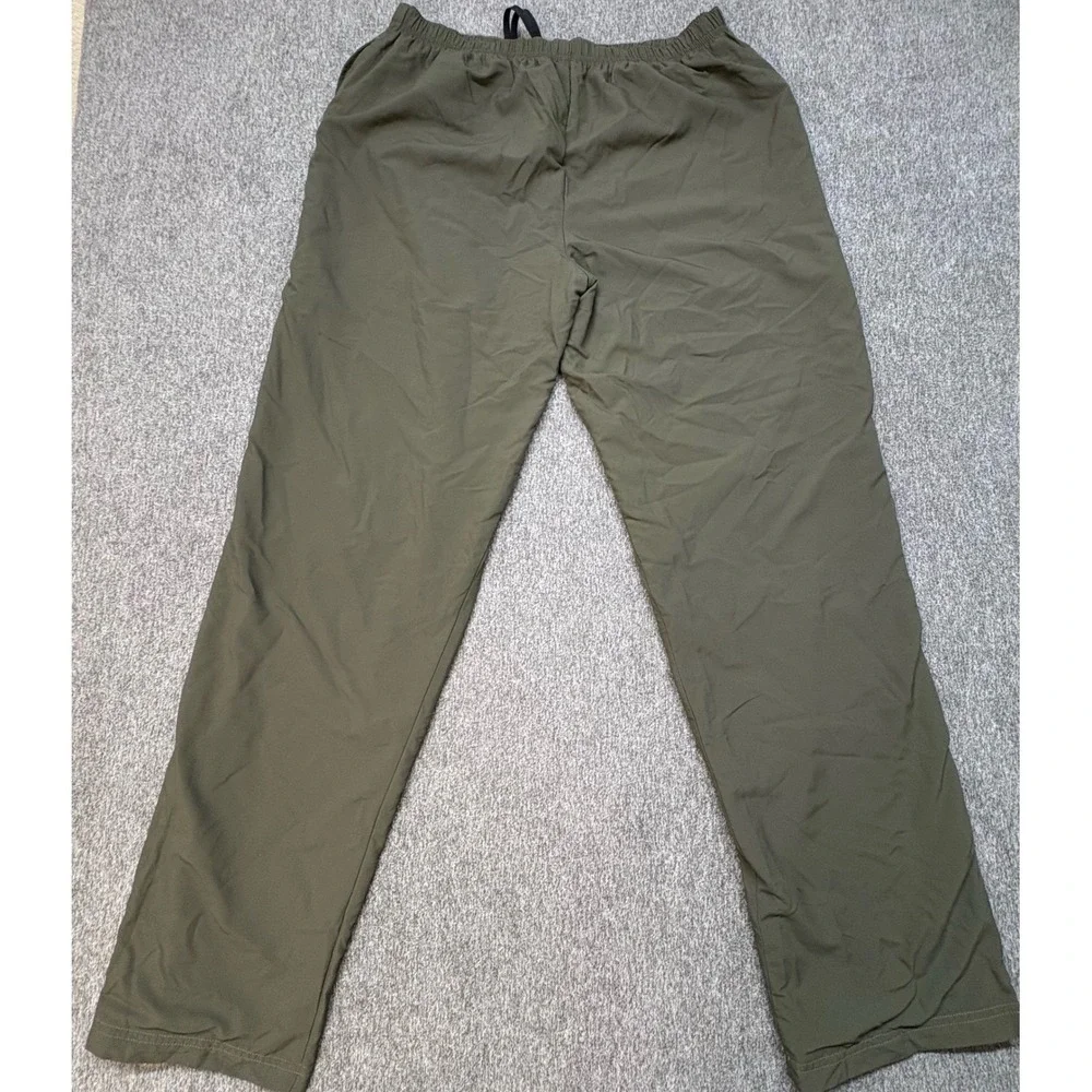 New Balance USMC Medium Long Olive Green‎ Athletic Track Pants Men's Reflective
